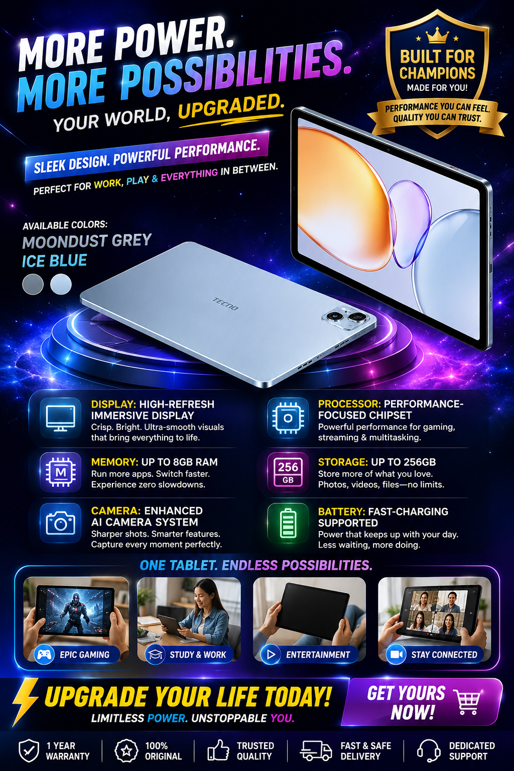 Techno MegaPad LTE SE 128GB+4GB