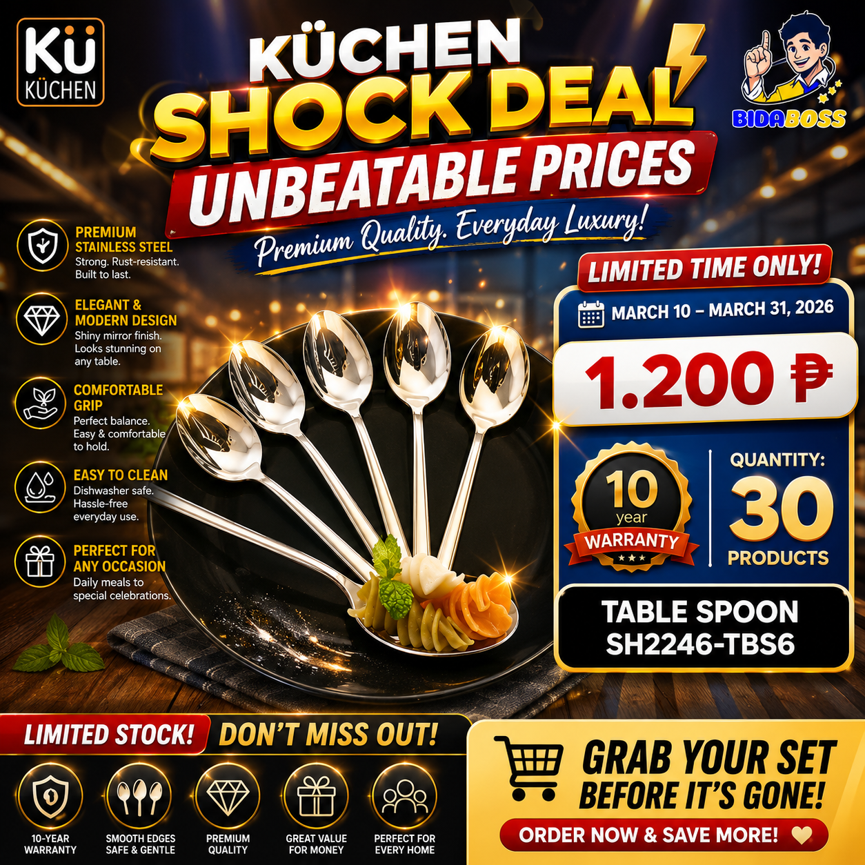 KuKuchen Table Spoon Set