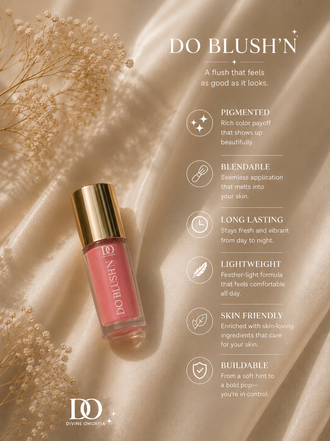 Blush on Like a bride