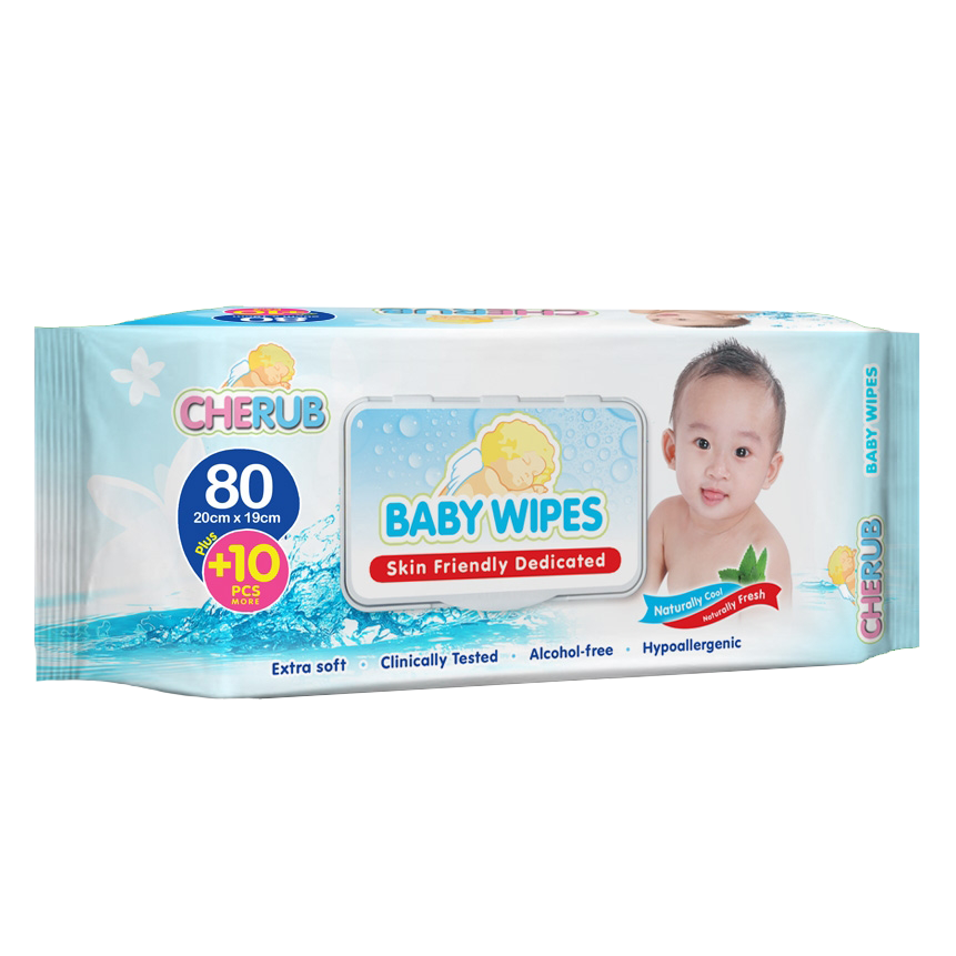 Cherub wipes scented 80's