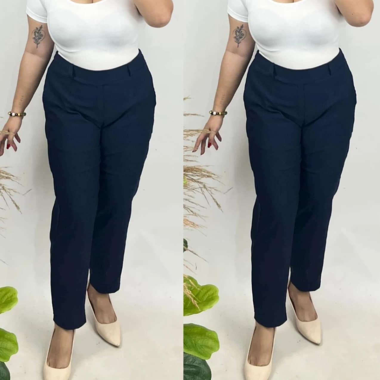 Arspire Fashion Corporate Plus Size Unisex Pants - Navy Blue