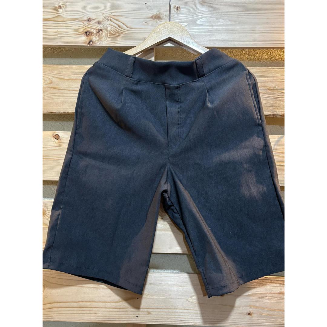 Arspire Fashion Casual Pedal Summer Woven Short - Charcoal