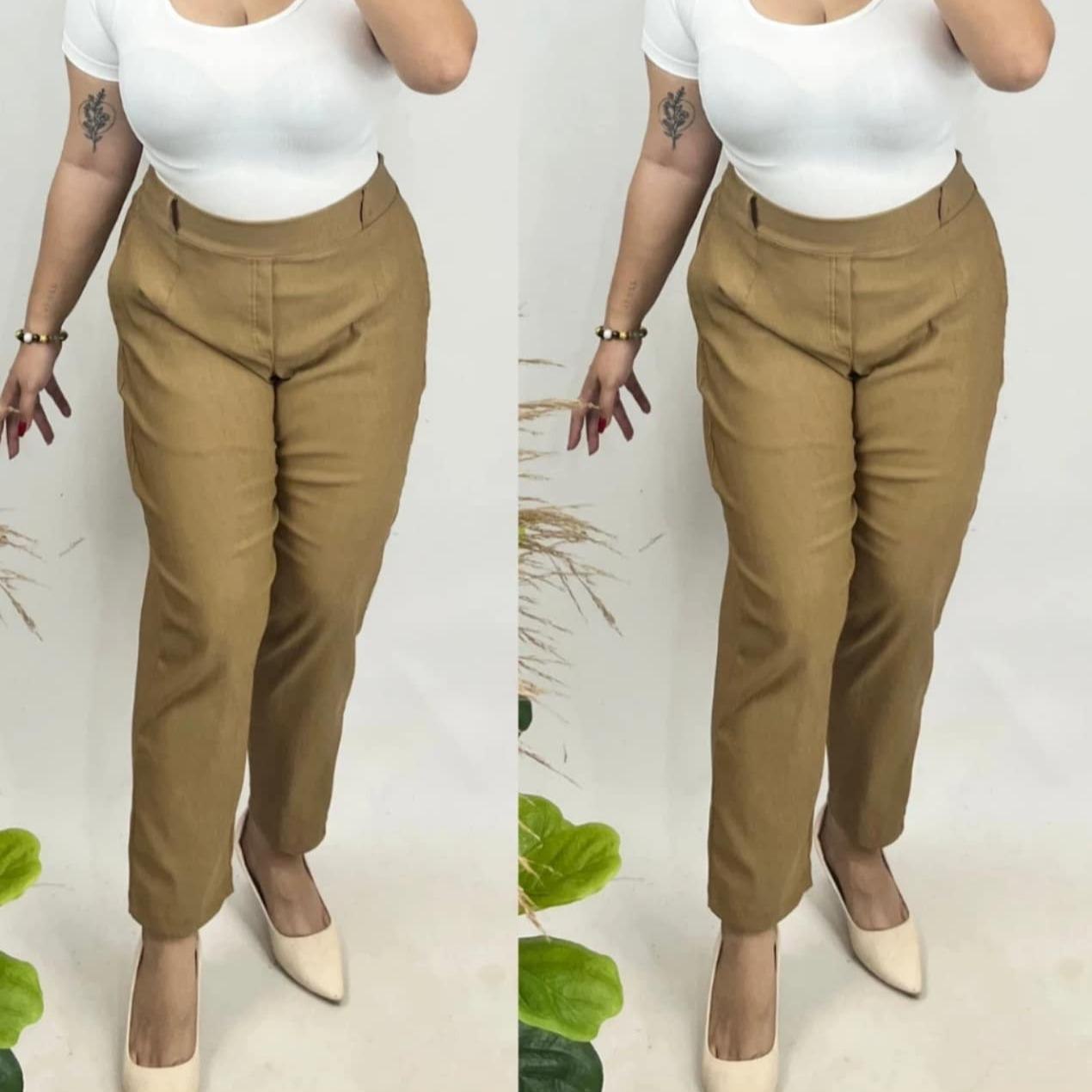 Corporate Plus Size Unisex Pants - Mocha