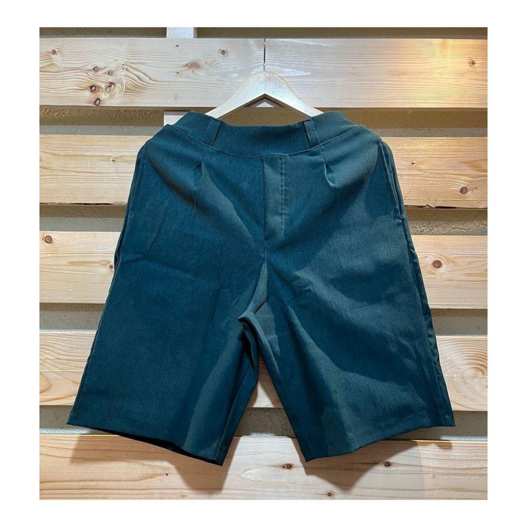 Casual Pedal Summer Woven Short - Emerald