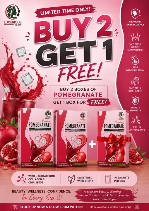 LUXURIOUS GLOW POMEGRANATE BUY2TAKE1
