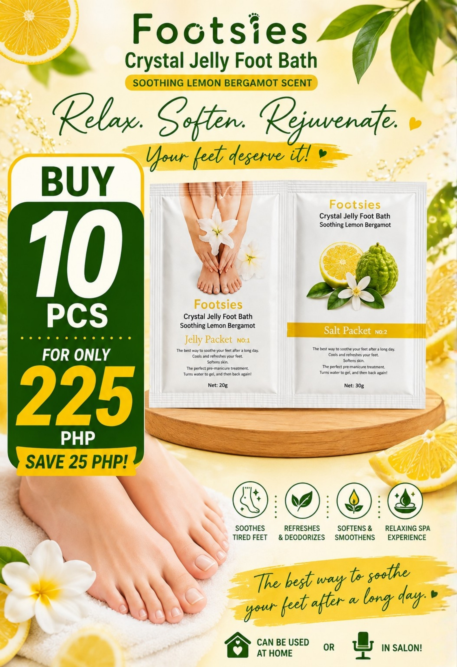 FOOT BATH BUNDLE - 10PCS
