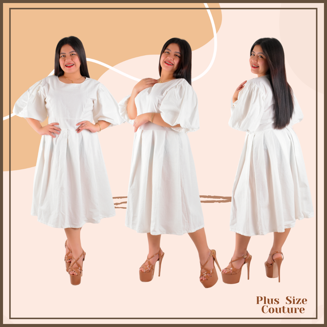 White dress 3XL Size
