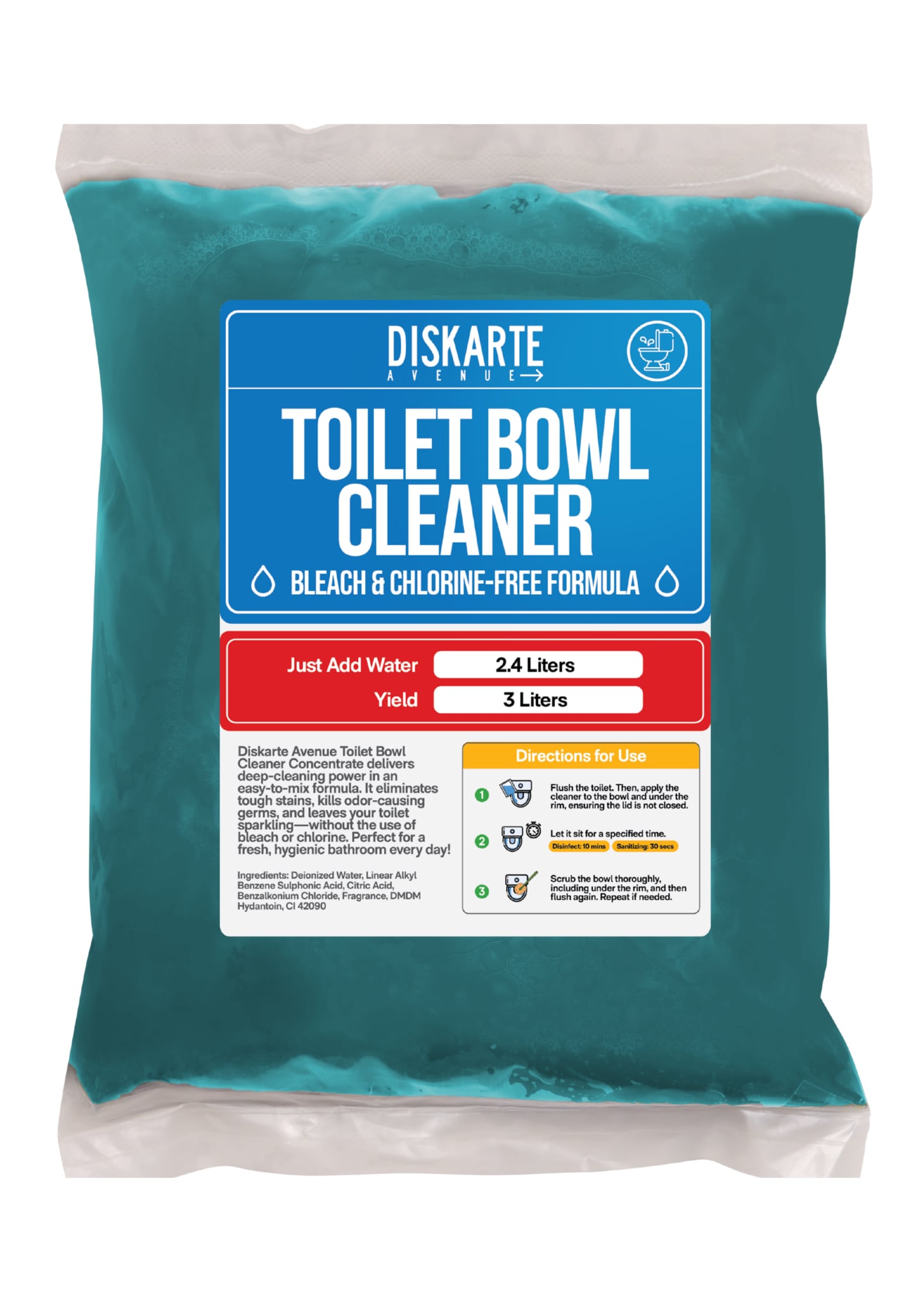 Diskarte Avenue DIY 3 Liters Toilet Bowl Cleaner - 195DI