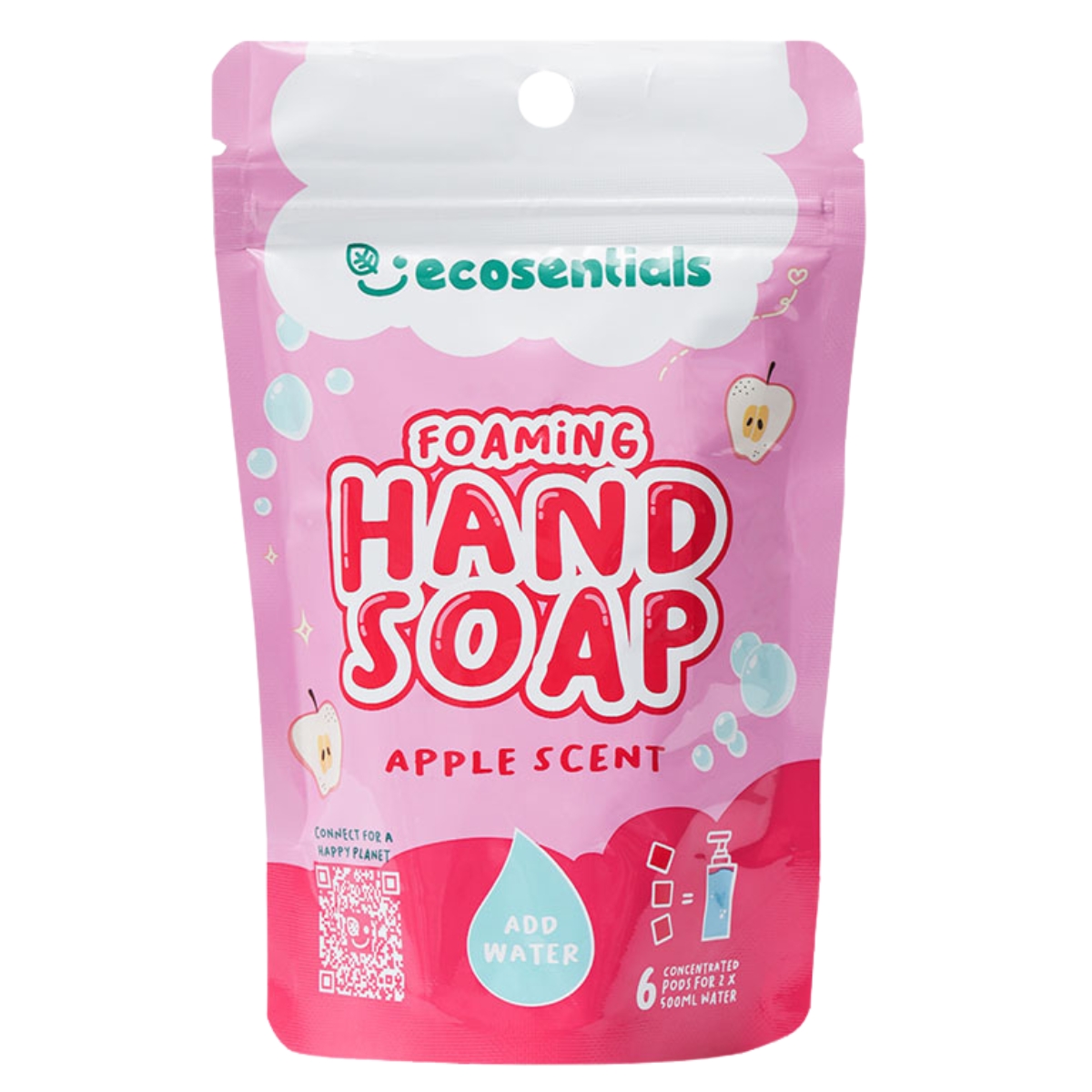 Ecosentials Foaming Hand Soap Pods Refill Pack Apple - 208EC